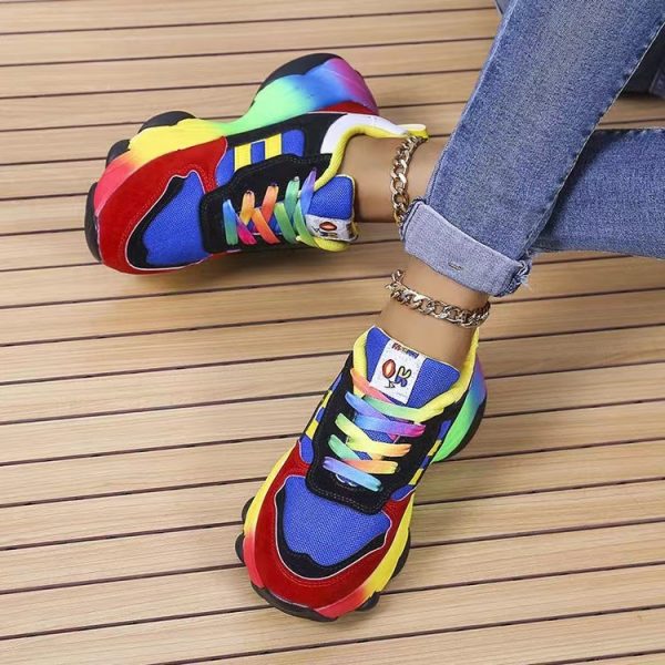 Spring And Autumn Color Dad Shoes - Image 6