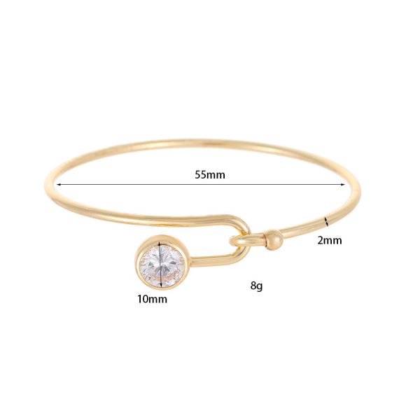 Micro-inlaid Color Zirconium Emerald Temperament Bracelet - Image 8