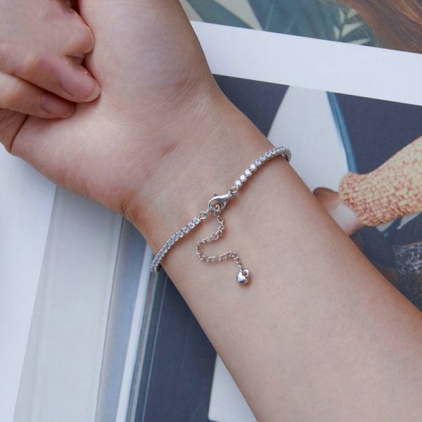 S925 Silver Refined Zircon Bracelet - Image 6