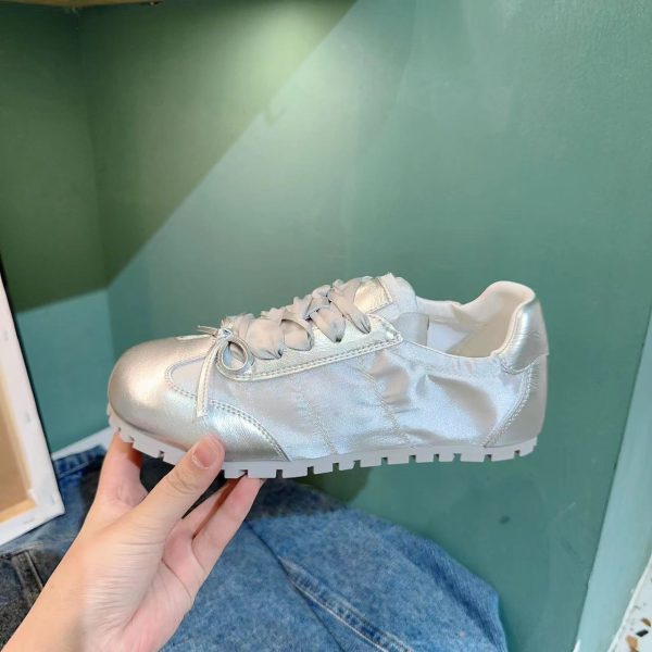 Soft Soled Flats White Shoes - Image 8