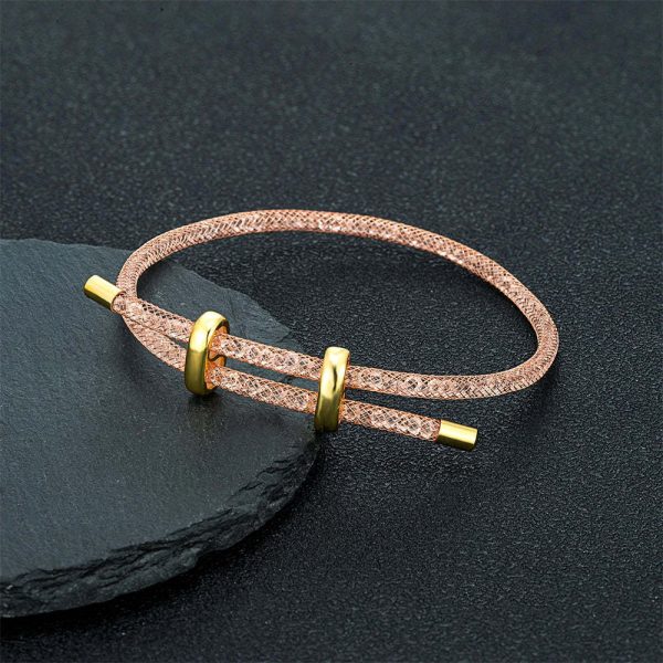 Rhinestone Net Fashion Star Bracelet - Image 4