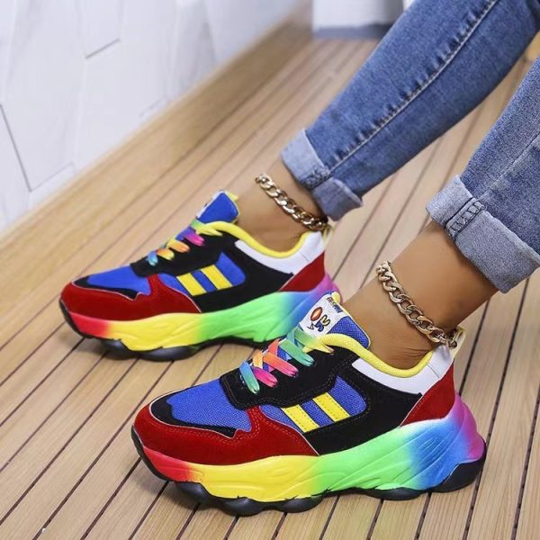 Spring And Autumn Color Dad Shoes - Image 9