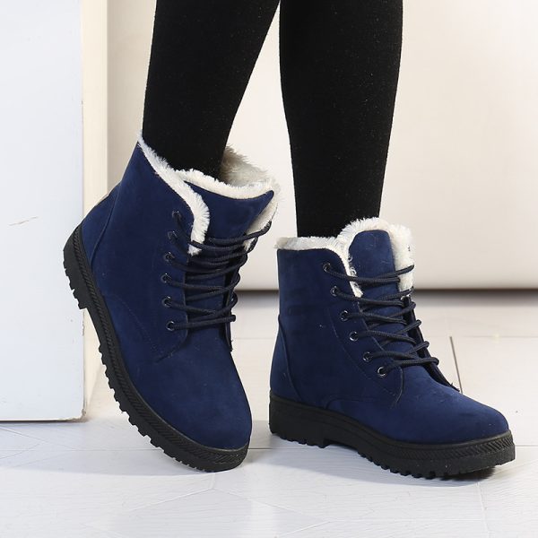 Winter Snow Boots With Warm Plush Ankle Boots For Women Shoes - Image 2