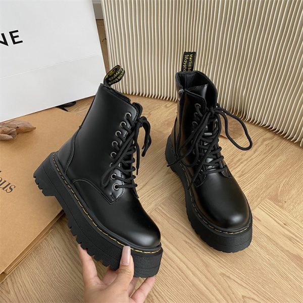 Women's Autumn And Winter European And American Platform Short Martin Boots - Image 4