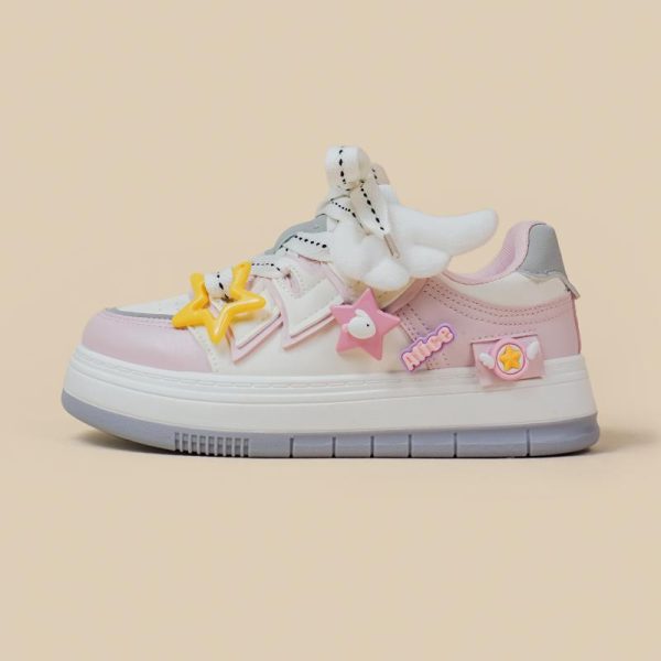 All-match And Cute Thick-soled Casual Sneakers Women - Image 5