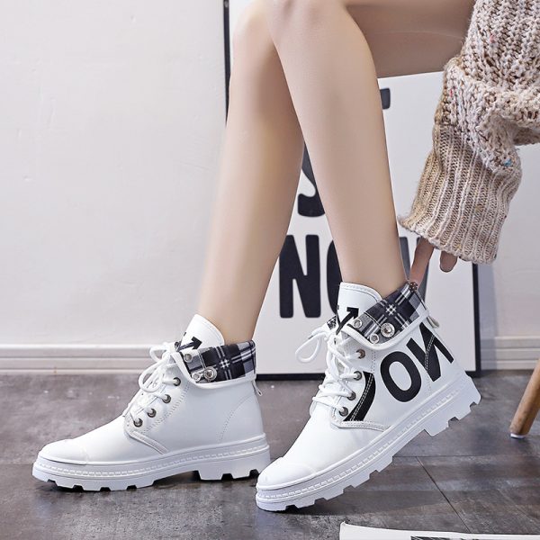 New All-match High-top Girls Canvas Short Boots Women's Shoes - Image 8