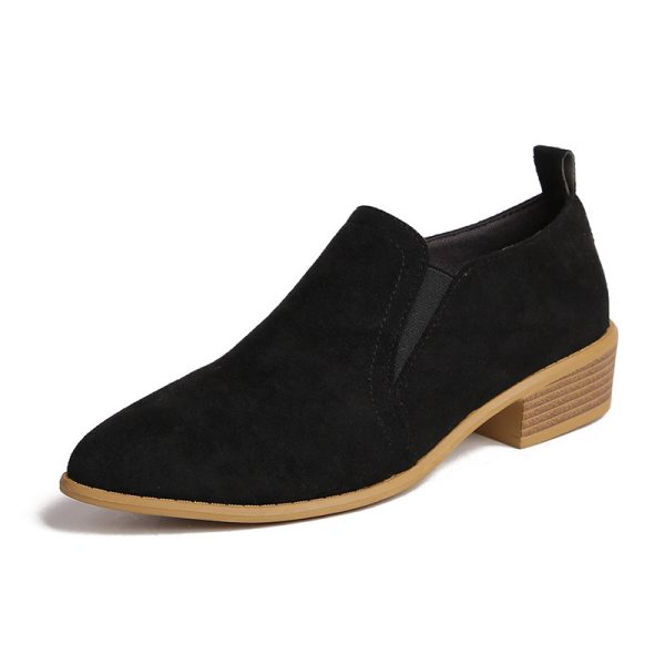 Large Size Low Heel Pointed-toe Boots - Image 6