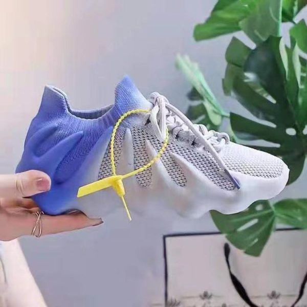 Round Toe Lace Up Breathable Sneakers - Image 9
