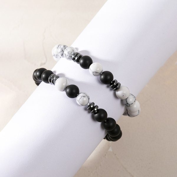 Volcanic Rock Bracelet Suit Men And Women Couple Style - Image 7