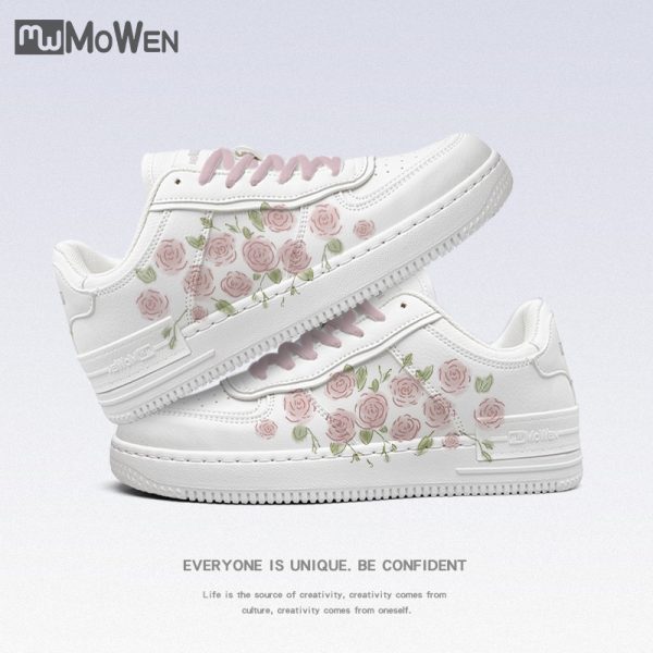 White Shoes Girls' Sneakers Autumn New - Image 6