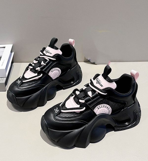 Women's Fashion Casual Thick Bottom Breathable Sneakers - Image 10