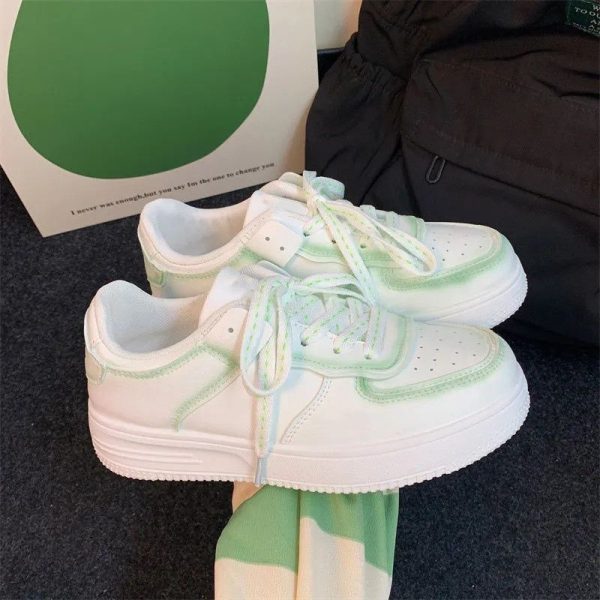 New All-match Flat Embroidered White Shoes Women - Image 4