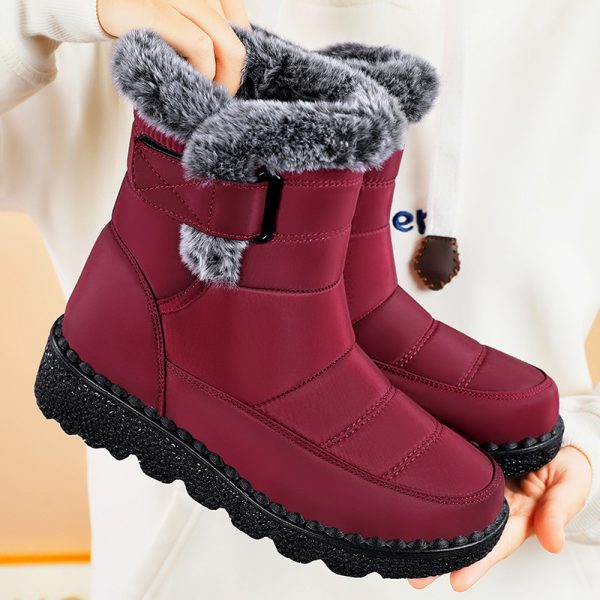Women's Snow Boots Fleece Lined Padded Warm Keeping - Image 2