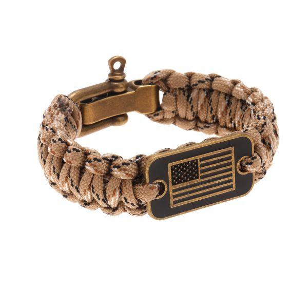 Outdoor Paracord Bracelet Survival Zinc Alloy - Image 5