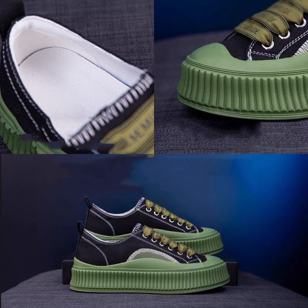 Muffin Thick Soled Heightening Versatile Retro Biscuit Shoes - Image 3
