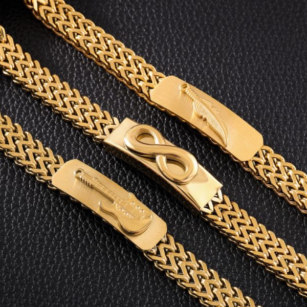 Retro Stainless Steel Three-dimensional Design Bracelet - Image 2