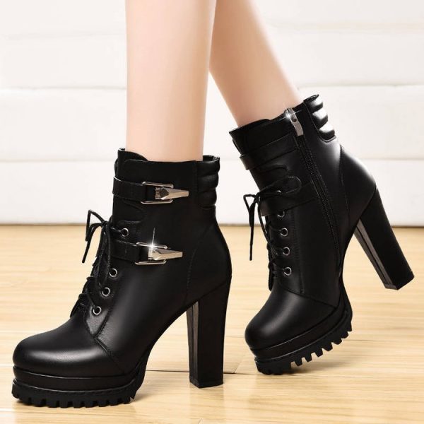 British Style High Heel Women Shoes - Image 2
