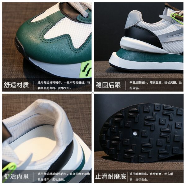 Daddy Breathable Summer Genuine Leather Thick Bottom Women's Clothing Argan Sneaker - Image 2