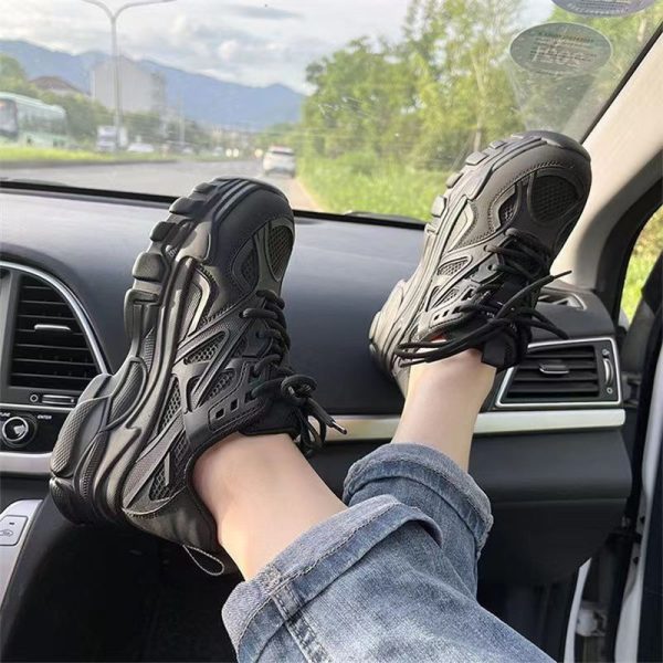20 Women's Thick Bottom All-matching Sports Elevator Shoes - Image 5