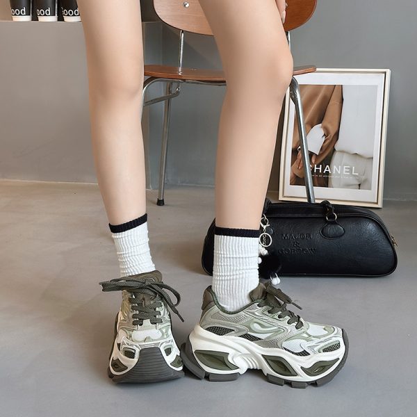 Sports And Leisure New Versatile Breathable Increased Couple Dad Shoes - Image 5