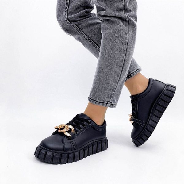 Low-Top Flat Casual Sneakers - Image 5