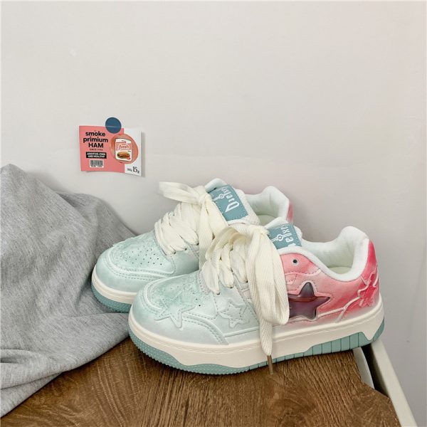Women's All-match Casual Gradient Color Flat Sneaker - Image 2