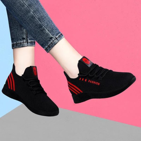 Korean Version Of Fashionable Casual Coconut Soft Sole Running Shoes - Image 4