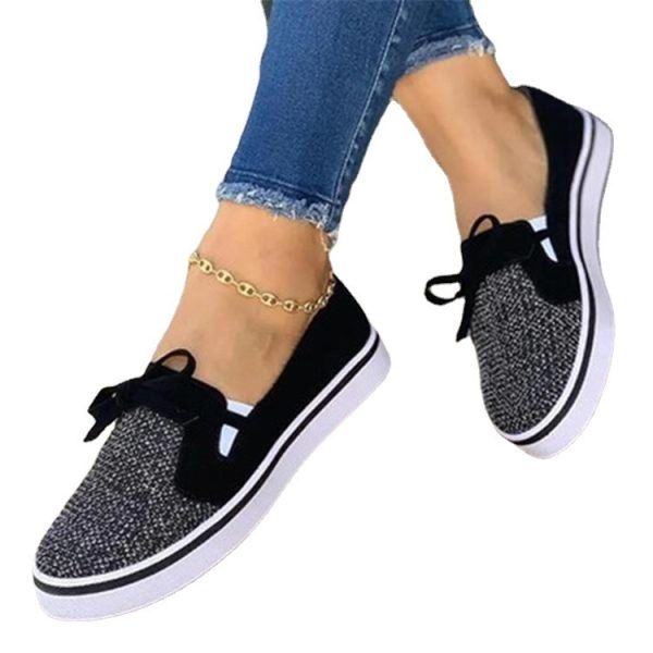 Fall New Flat Shoes Female Low Top Shallow Mouth - Image 2