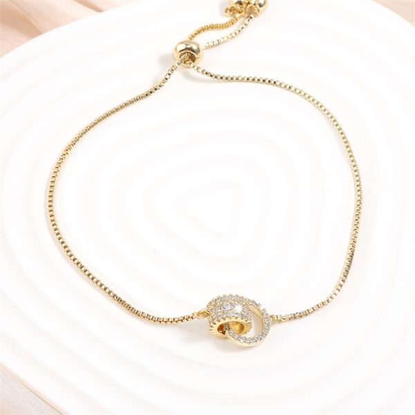 Double Ring Micro Necklace Simple Women's Fashion - Image 4