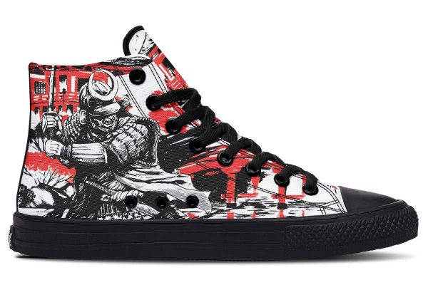 Printed Couple High-top Canvas Shoes - Image 5