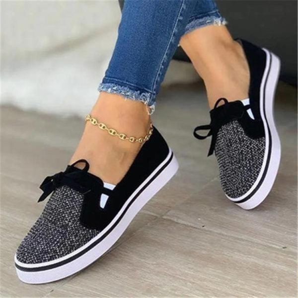 Fall New Flat Shoes Female Low Top Shallow Mouth - Image 5