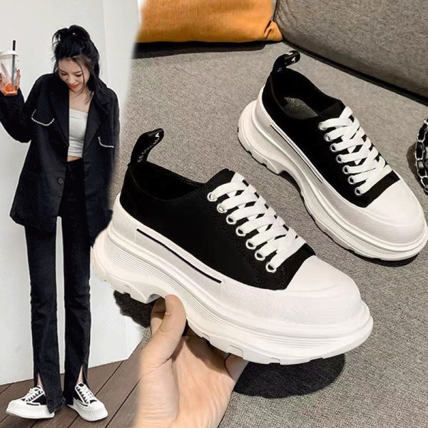 Women's Thick-soled Canvas Shoes Platform All-match Ins Trend - Image 2