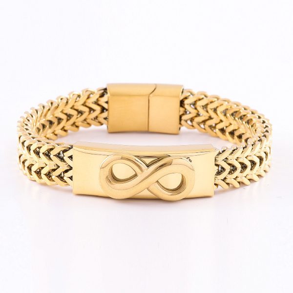 Retro Stainless Steel Three-dimensional Design Bracelet - Image 7