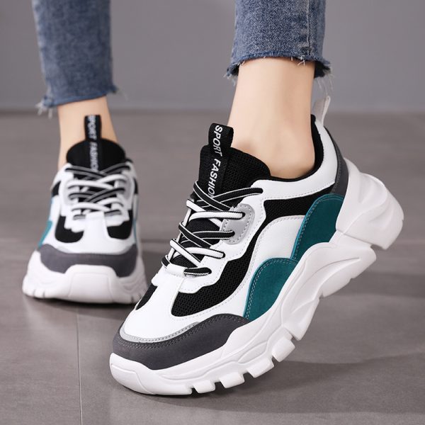 Soft Bottom High Elastic Thick Bottom Inner Layer Dad Shoes - Image 2