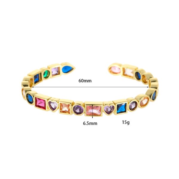 Retro Color Zirconium Ladies' Bracelet - Image 2