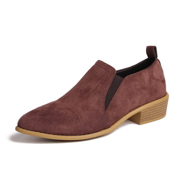 Large Size Low Heel Pointed-toe Boots - Image 7