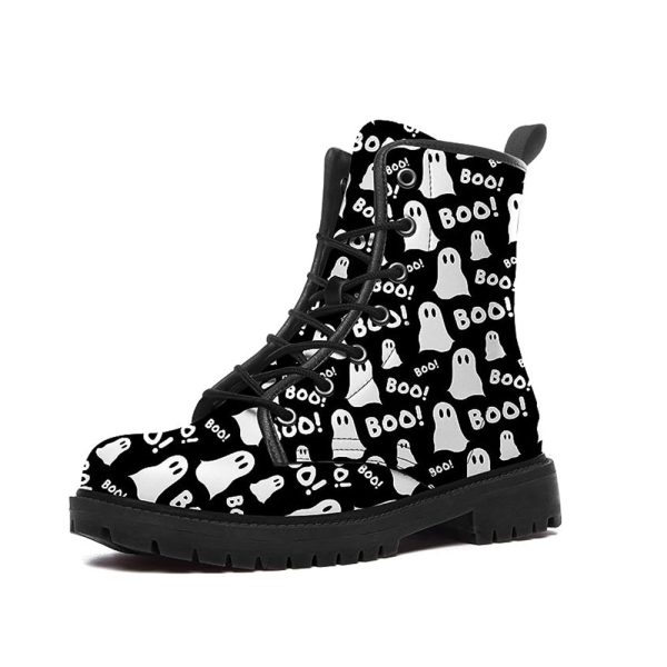 Women's Fashion Halloween Cartoon Printed Boots - Image 2