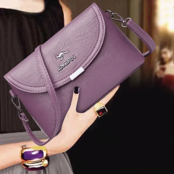 Women's Crossbody Shoulder Bag 2024 New High-end and Elegant Ladies Small Solid Color PU Bag Cross-border Foreign Trade Handbag