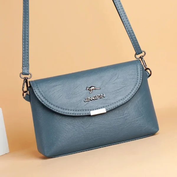 Women's Crossbody Shoulder Bag 2024 New High-end and Elegant Ladies Small Solid Color PU Bag Cross-border Foreign Trade Handbag - Image 4