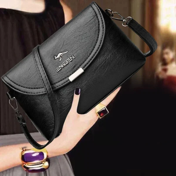 Women's Crossbody Shoulder Bag 2024 New High-end and Elegant Ladies Small Solid Color PU Bag Cross-border Foreign Trade Handbag - Image 6