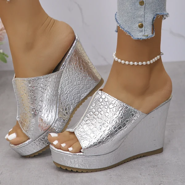 2025 Wedge Women Sandals Summer Retro Clip Toe Platform Sandals Woman Plus Size Trend Thick Bottom Shoes Women Zapatos De Mujer - Image 5