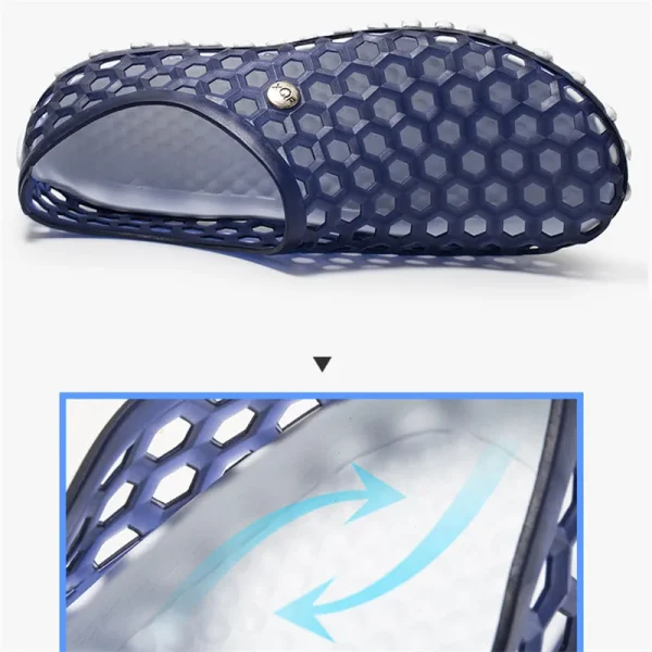 2025 Summer Unisex Sandals Clogs Garden Shoes Women New Light Slip-on Jelly Shoes Slippers Men Beach Water Shoe Soft Flats - Image 4