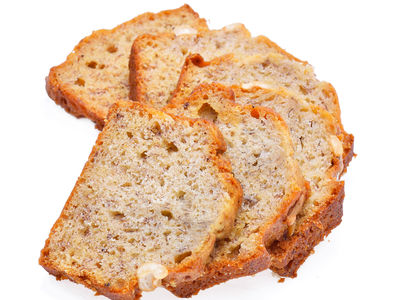 Slices of bread arranged