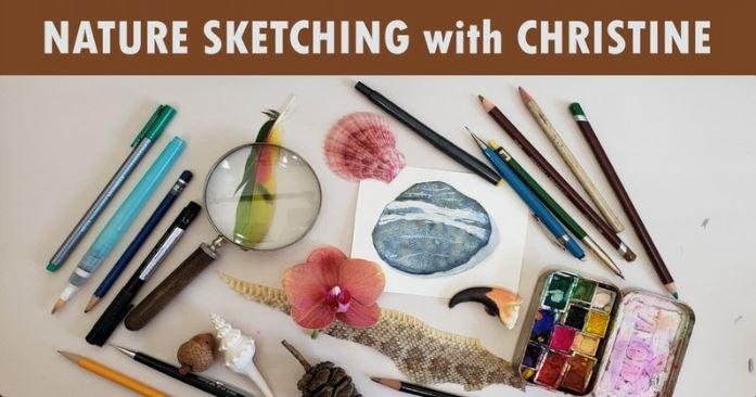 Nature sketching with Christine Nature sketching with Christine