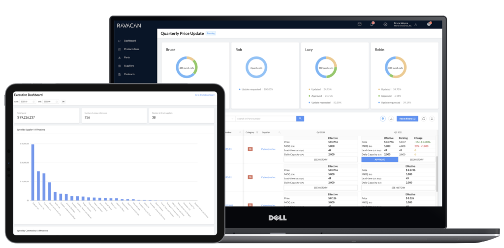 software mockup on ipad and laptop