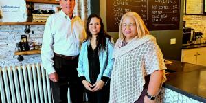 Pictured left to right: Jerry Glenn, Ivanna Arambillete, and Nury Varga
