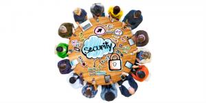 Tips on Building Information Security Awareness in Your Workplace people around table about security