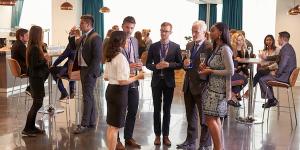 Delegates Networking At Conference Drinks Reception