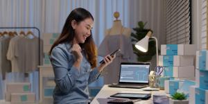 Christina Roushakes: E-Commerce Technology: Level Up or Level Off? Asain woman E-Commerce