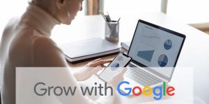 Introduction to Google Ads Woman on laptop